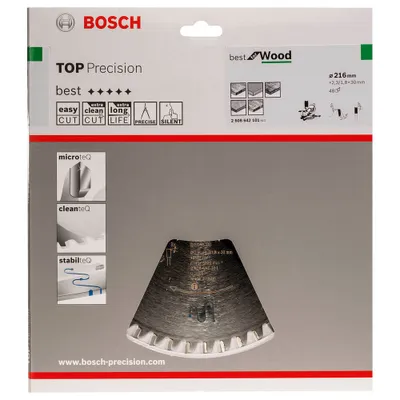 Zdjęcie produktu dla BOSCH 2608642101 BOSCH Best for Wood Kreissägeblatt 216,0 mm