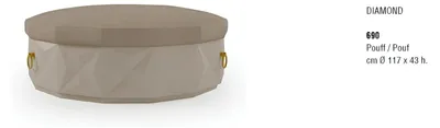 Produktbild von Hocker Designer Modern Hocker Fußhocker Beistellhocker Chaiselounge Polster Neu