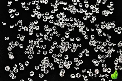 Produktbild von Dekosteine Diamanten 6mm, transparent 1000 Stück