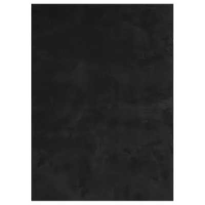 Produktbild von vidaXL Teppich HUARTE Kurzflor Weich und Waschbar Schwarz 160x230 cm