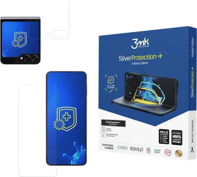 Image de Samsung Galaxy Z Flip 5 - 3Mk Silverprotection+ Edition pliée