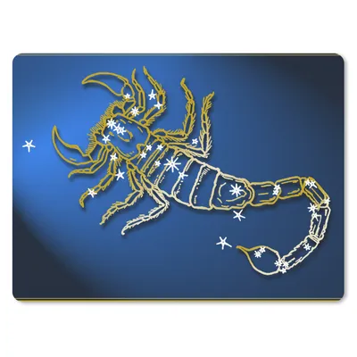 Produktbild von MuchoWow® Mauspad Mousepad Sternzeichen - Skorpion 23x19 cm - Mousepads - Maus Mat - Pad - Mausunterlage - Schreibtischunterlage - Mauspad