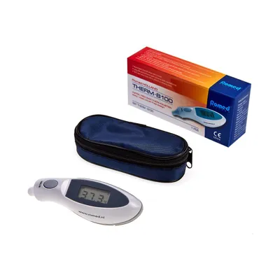 Produktbild von Romed Infrarot-Ohrthermometer Fieberthermometer digital