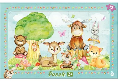 Obrázok produktu pre Trötsch rámček puzzle lesní priatelia