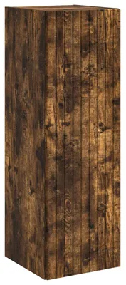 Image de Armoire de salle de bain murale vidaXL en chêne fumé