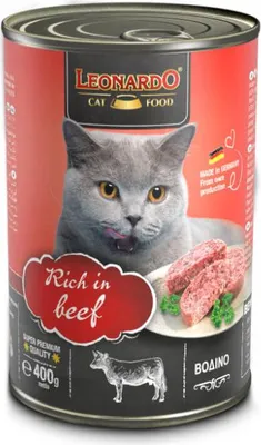 Obrázok produktu pre Leonardo konz. Rind - Hovädzie 400 g