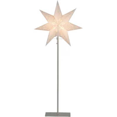 Produktbild von Best Season Standleuchte "Sensy Mini Star 83" Material: Metall / Papier, Farbe creme, ca.83x34, 234-23
