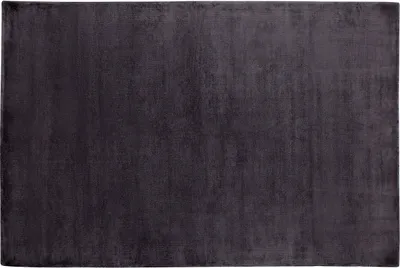 Produktbild von BELIANI Teppich Dunkelgrau Viskose 160 x 230 cm Kurzflor Rechteckig mit Baumwoll-Unterseite skandinavischer Stil