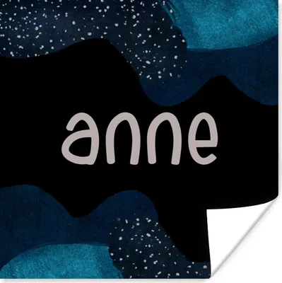 Produktbild von MuchoWow® Poster Anne - Pastell - Mädchen 75x75 cm - Wand Dekoration