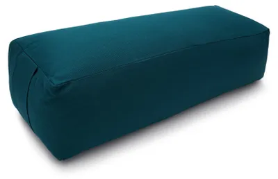 Produktbild von yogabox Yoga und Pilates Rechteckbolster D - regional hergestellt - petrol 60 x 20 x 14 cm Buchweizenschalen