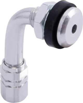 Produktbild von Spec X Reifenventil 11,4 mm Winkelventil Alu-Chrom