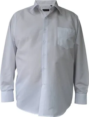 Produktbild von Übergrössen Schickes Herrenhemd LAVECCHIA HLA1314-2 Weiß 3XL