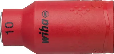 Immagine prodotto di Inserto a bussola esagonale da 1/2", 10 mm, VDE, Wiha | 4010995430771