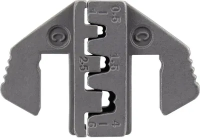 Produktbild von TOOLCRAFT PLE-0C TO-7875681 Crimpstempel Flachstecker 0.5 bis 6 mm² Passend für Marke (Zangen) TOOLCRAFT PZ-500