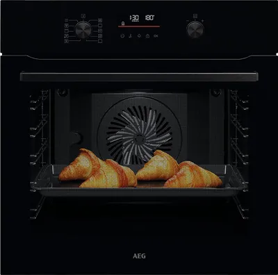 Produktbild von AEG NBA5P40AK SurroundCook Pyrolyse Backofen Schwarz