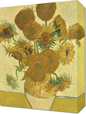 Obrázek produktu pro Obraz 30x40cm Slunečnice, Van Gogh Vintage do obývacího pokoje
