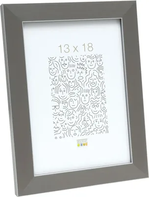 Produktbild von Deknudt Kunststoffrahmen S41VK7 grau 30x40 cm