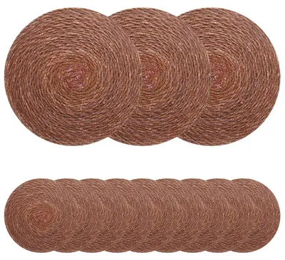 Image de vidaXL Coussin en algue marine, lot de 12, couleur marron, 100% algue marine