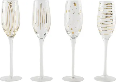 Produktbild von Mikasa - Cocktailgläser de für Toasts, 290 ml, Set de 4 Stück, gold, 210 ml