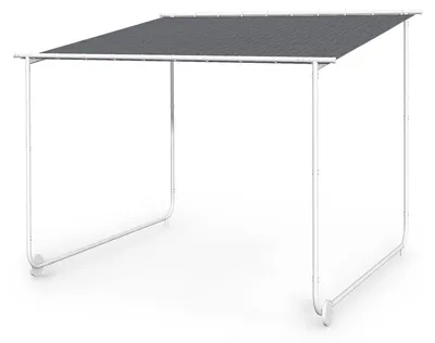 Obrázek produktu pro Blumfeldt Nantes, altán, sluneční stříška, 3x3 m, polyester, ocelový rám, UV 50+, podlahová kolečka