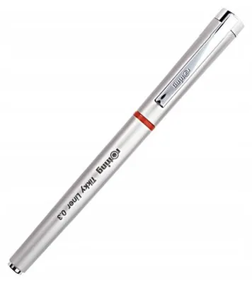 Produktbild von Rotring Tikky Liner Gel-Stift Nadelspitze 0,3 mm Silber