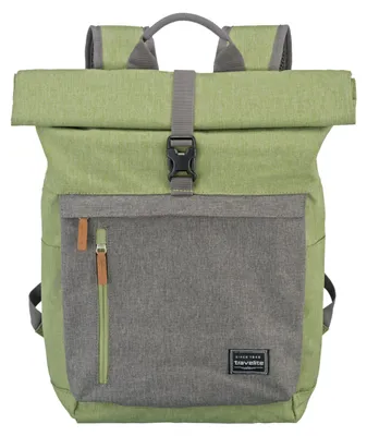 Produktbild von travelite Rucksack Freizeitrucksack Basic Rollup Backpack 35L Green / Grey grün