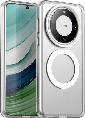 Image de Etui magnétique pour Huawei Mate 60 Pro, étui antichoc fin, mat et translucide Blanc
