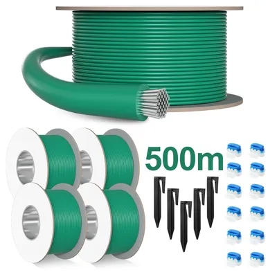 Obrázok produktu pre Jopassy 500 m ohraničujúceho kábla pre robotické kosačky + 1750 zemných hrotov + 60 káblových konektorov