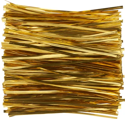 Produktbild von VBS Beutelverschluss-Streifen,  ca. 15 cm, 800 Stück Gold