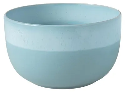 Produktbild von Villeroy & Boch Perlemor, Salatschüssel, Rund, Porzellan, Blau, 3 l, Perlemor