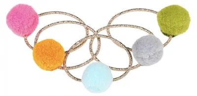 Produktbild von Souza for Kids Haargummis mit Pompons