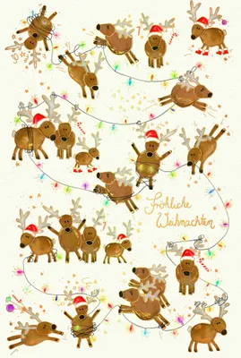 Produktbild von Weihnachten Grußkarte - Glückwunschkarte mit Umschlag Skorpion`s Art