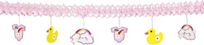 Produktbild von Boland Papiergirlande Baby Mädchen 4mtr