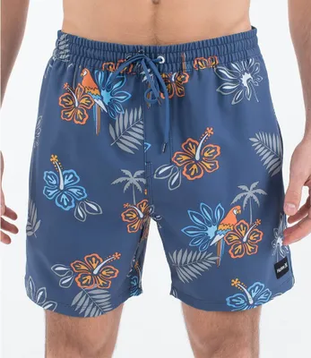 Image de Hurley Cannonball Volley Short de bain 17'' Bleu S Homme Bleu S