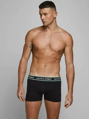 Produktbild von Jack & Jones Trunk Unterhosen Trunks 3 Pack Unterhosen Shorts JACFLOWER