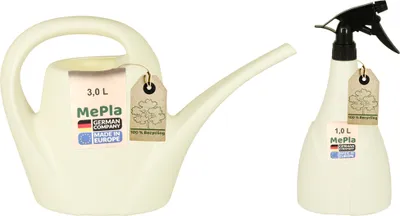Produktbild von MePla - Set - Gießkanne 3,0l Indoor + Sprüher 1,0l - weiss