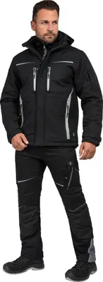 Produktbild von Leibwächter Winter-Softshelljacke Flex-Line  Gr. 3XL schwarz