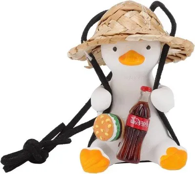 Produktbild von Famanu Auto Ornament Hängende Ente - Dekorative Innenaccessoires für den Rückspiegel