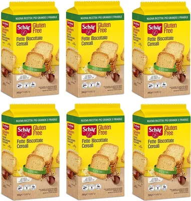 Produktbild von 6x Schär Fette Biscottate Cereali Gluten Free Zwieback mit Müsli Gluten-frei 260g