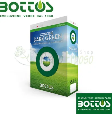 Obrázok produktu pre Bottos Dark Green 11-0-0 + 3 MgO + 4,5 Fe - 4 kg Rasendünger