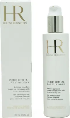 Produktbild von Helena Rubinstein Pure Ritual Care-In-Milk, Makeup Reinigungsmilch, Frauen, Feuchtigkeitsspendend, Weichmachend, 200 ml, Pumpenflasche, AQUA / WATER, PARAFFINUM LIQUIDUM / MINERAL OIL, ISOPROPYL MYRISTATE, PROPYLENE GLYCOL, ZEA MAYS /...