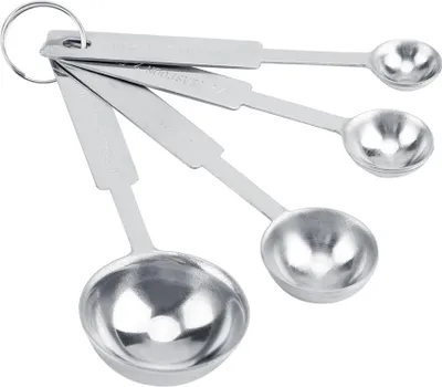 Obrázek produktu pro 4Pcs/Set Stainless Steel Measuring Spoons Cups for Coffee Seasoning Kitchen Cooking Tools