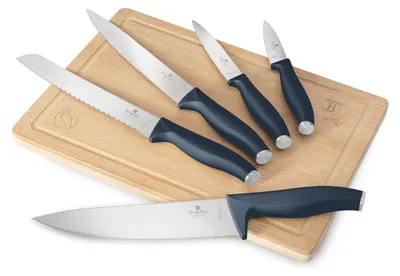 Produktbild von Messer-Set mit Bambus-Schneidebrett | Berlinger Haus BH3142