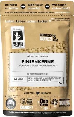 Produktbild von Pinienkerne, für Pesto, Salate, Nudelgerichte, 75g