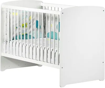 Produktbild von Babybett 120 x 60 – 3 Positionen – Weiß