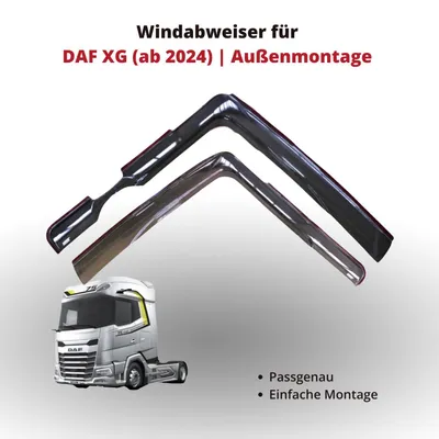 Produktbild von Windabweiser für DAF XG (ab 2024) | Außenmontage