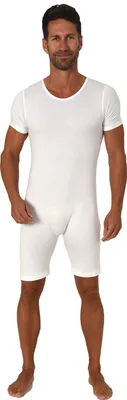 Produktbild von Pflegebody kurzarm - UNI - mit diagonalem Reißverschluss am Rücken - 64612  ; weiss , M