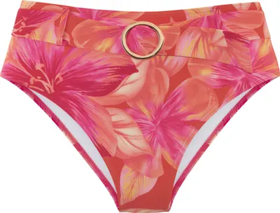 Produktbild von s.Oliver Highwaist-Bikini-Hose Jayce pfirsich bedruckt Größe 38