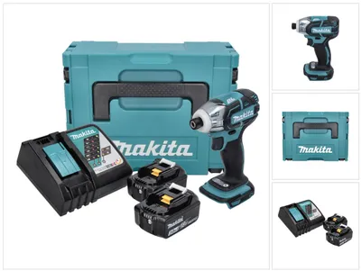 Zdjęcie produktu dla Makita DTS 141 RFJ akumulatorowa wkrętarka impulsowa 18 V 40 Nm 1/4" bezszczotkowa + 2x akumulator 3,0 Ah + ładowarka + Makpac