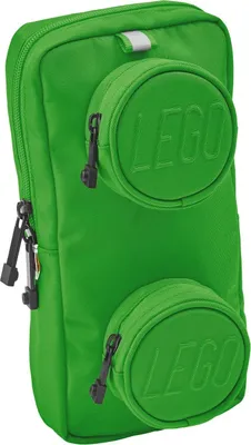 Produktbild von 1x2 LEGO Stein-Schultertasche, hellgrüne Farbe